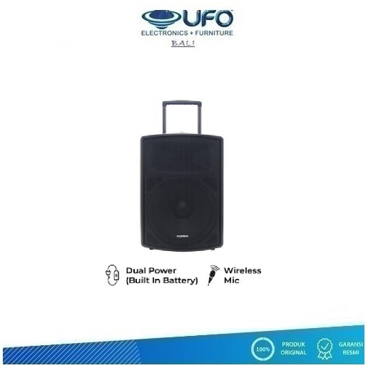 POLYTRON PASPRO15F3 Speaker Portable Bluetooth 15 Inch