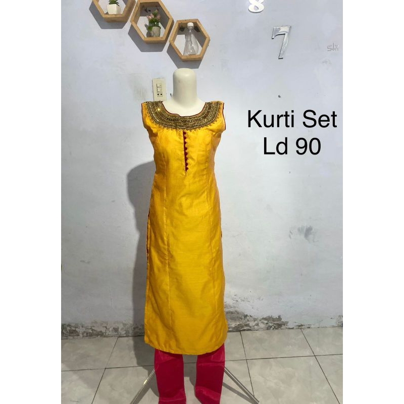 Kurti Set celana PL murah, Baju India murah