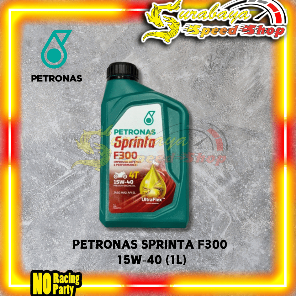 OLI MOTOR BEBEK 4Tak PETRONAS SPRINTA TIPE F300 15W40 1L ORIGINAL PETRONAS 100%