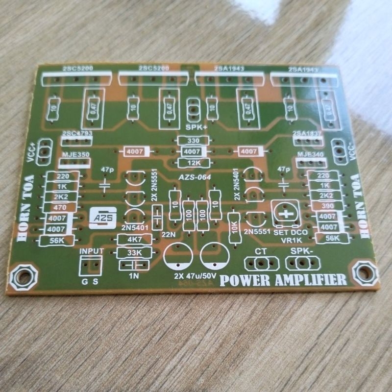 PCB Power Amplifier untuk HORN TOA