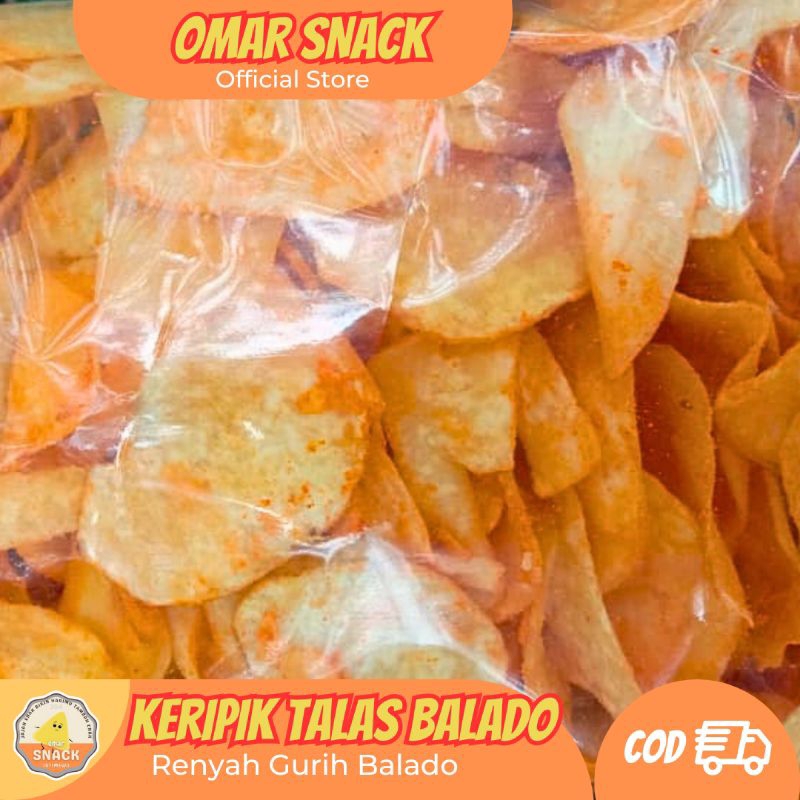 

Keripik Talas Balado 1Kg JOGJA Suweg Bote Kimpul