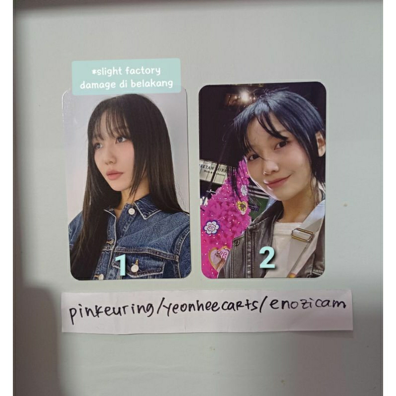 (sharing) Ryu Sujeong concert MD Trading Card TC The Fallen Angel konser photocard PC Lovelyz