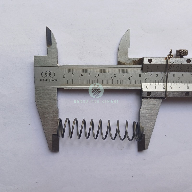 Per Spring Tekan 1mm Baja Panjang 5cm