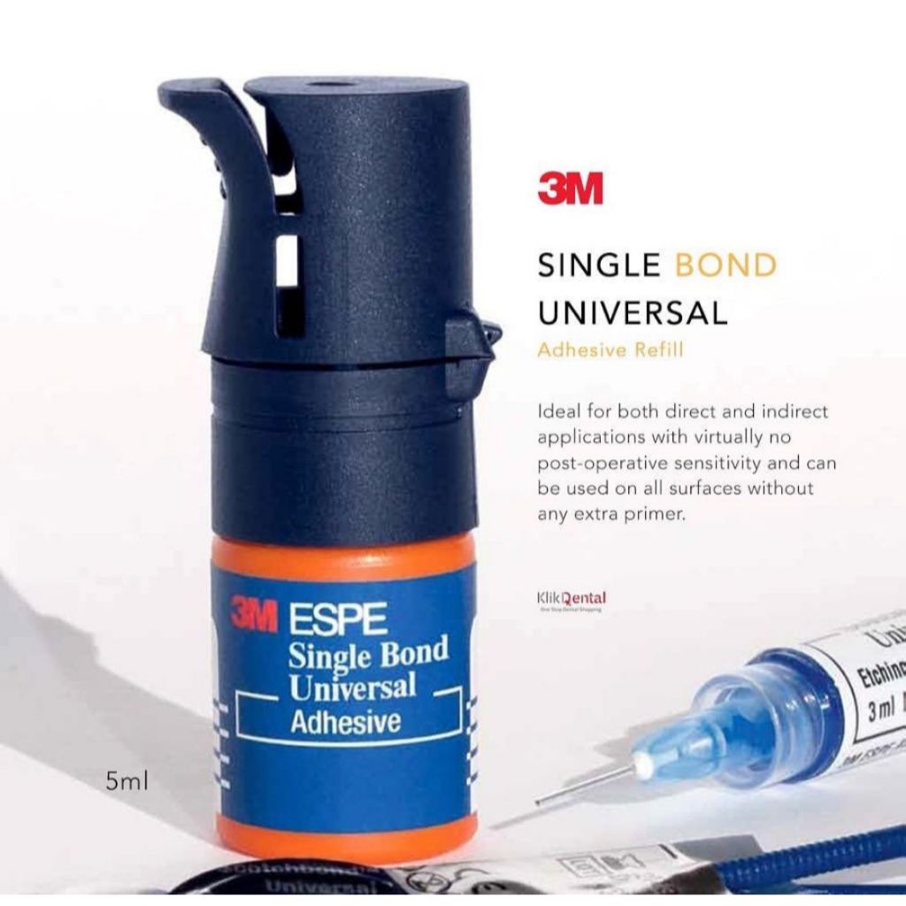 KLIK DENTAL 3M ESPE Single Bond Universal 5ml - Bonding Komposit Nano Material