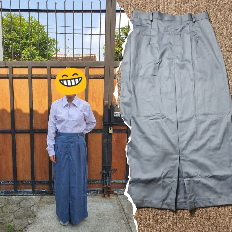 Rok Panjang SMA abu-abu | Rok Panjang SMA Pramuka coklat