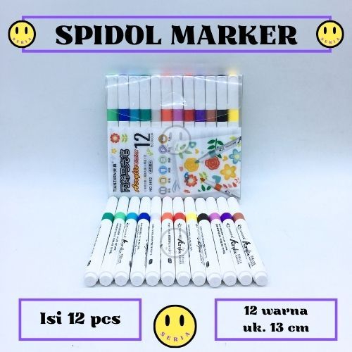 

Spidol Marker Isi 12 Warna