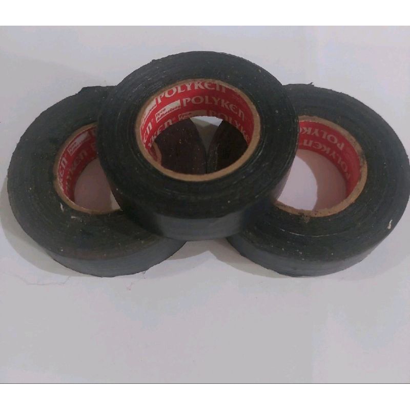 ISOLASI HITAM LISTRIK POLYKEN perekat kabel/pipa