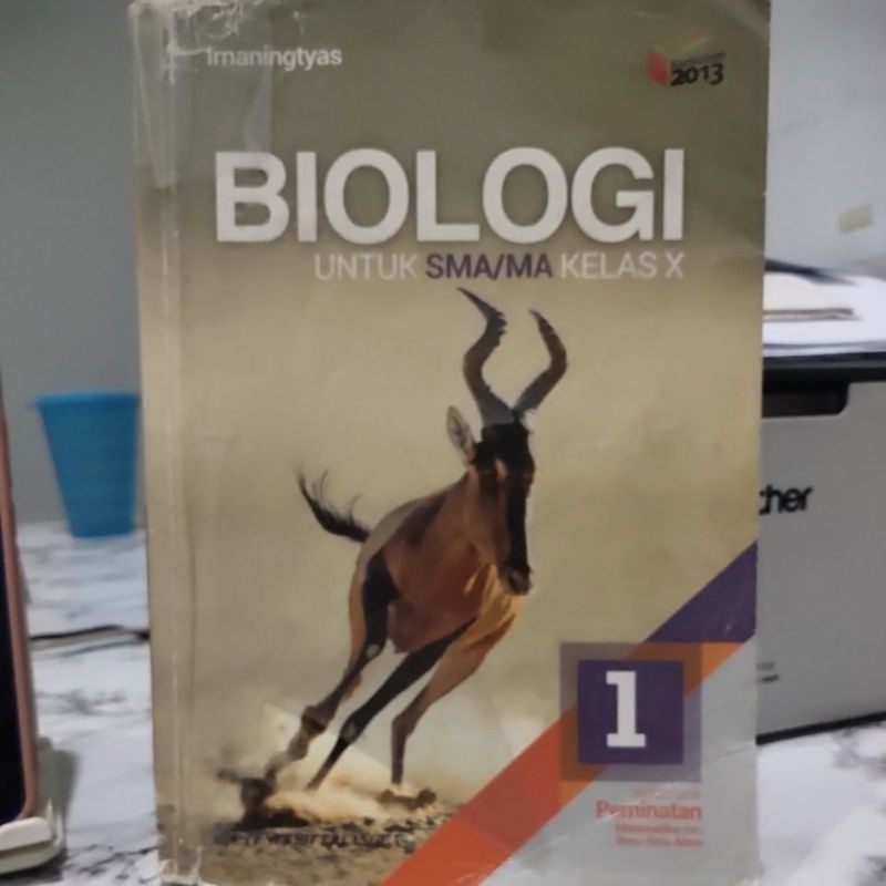 buku biologi kelas 10 sma 1 kelas x erlangga bekas