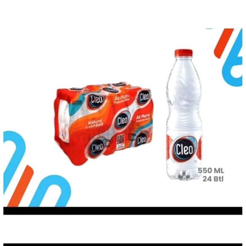 

AIR MINERAL CLEO 550ML ISI 24 PCS