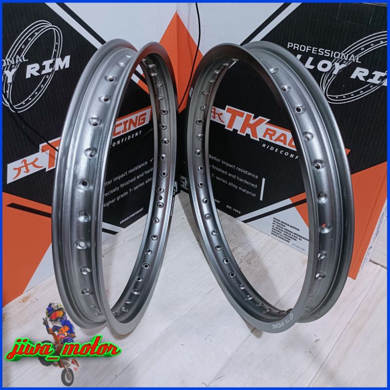 velg TK racing Excel titanium Ring 17 140 160 / 160 185  harga sepasang