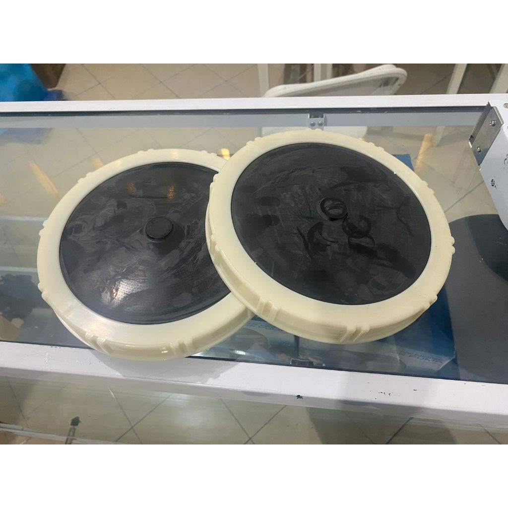 Bubble disc diffuser 8 inch 215mm EPDM Material aerasi kolam bioflok ipal limbah wtp stp