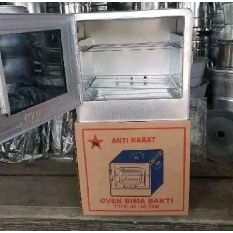 Oven Bima Anti Karat 3 Susun - Oven Tangkring Kompor Ukuran Besar