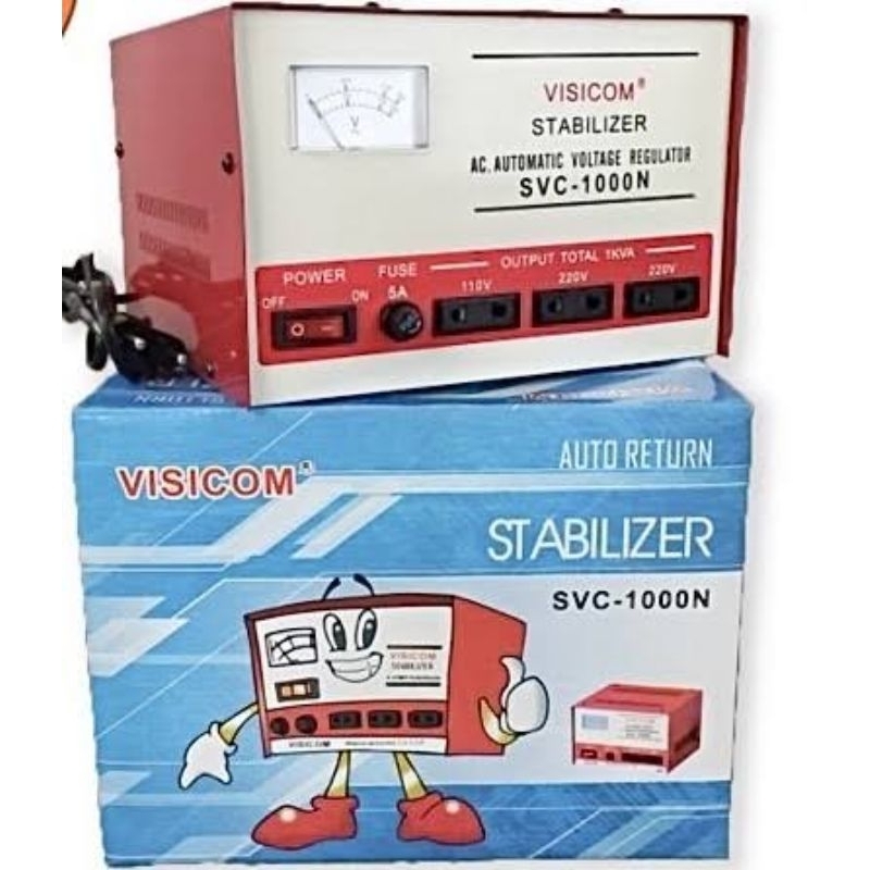 Stabilizer/ Stavol VISICOM SVC-1000N/ Stabilizer Listrik 1000 Watt/ Dinamo Kuat dan Tahan Panas