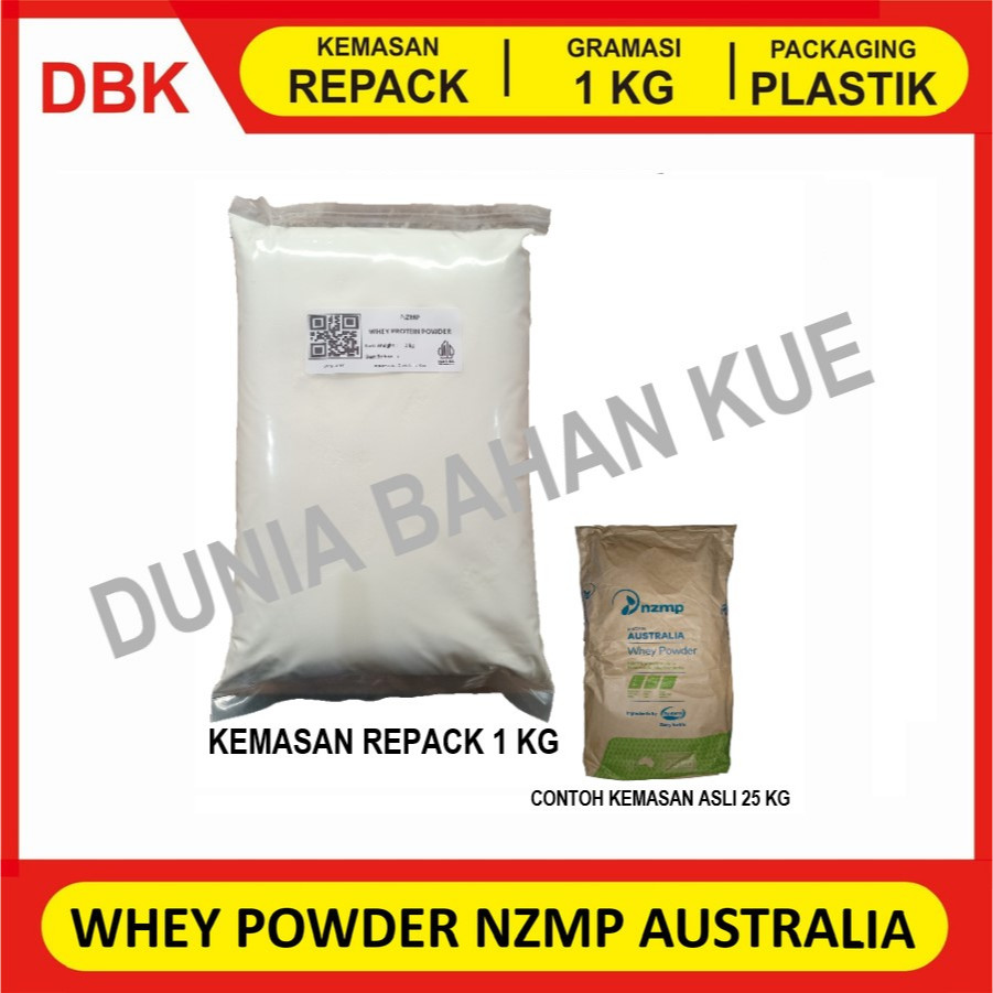 WHEY POWDER NZMP AUSTRALIA - REPACK 1 KG / SUSU BUBUK WHEY PROTEIN NZMP