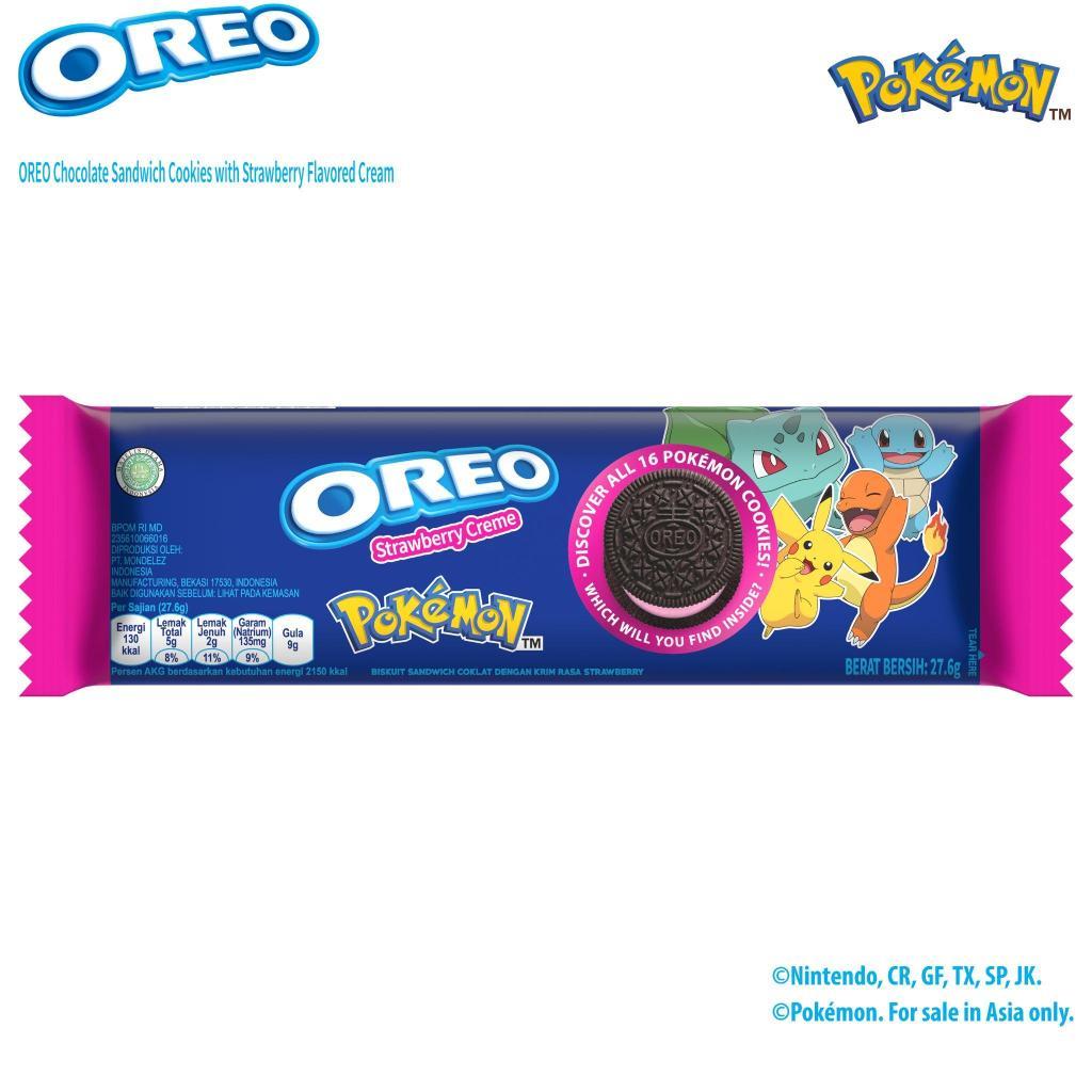 

Oreo Biskuit Strawberry Cream Pcs 27.6g Untuk Snack Anak dan Dewasa