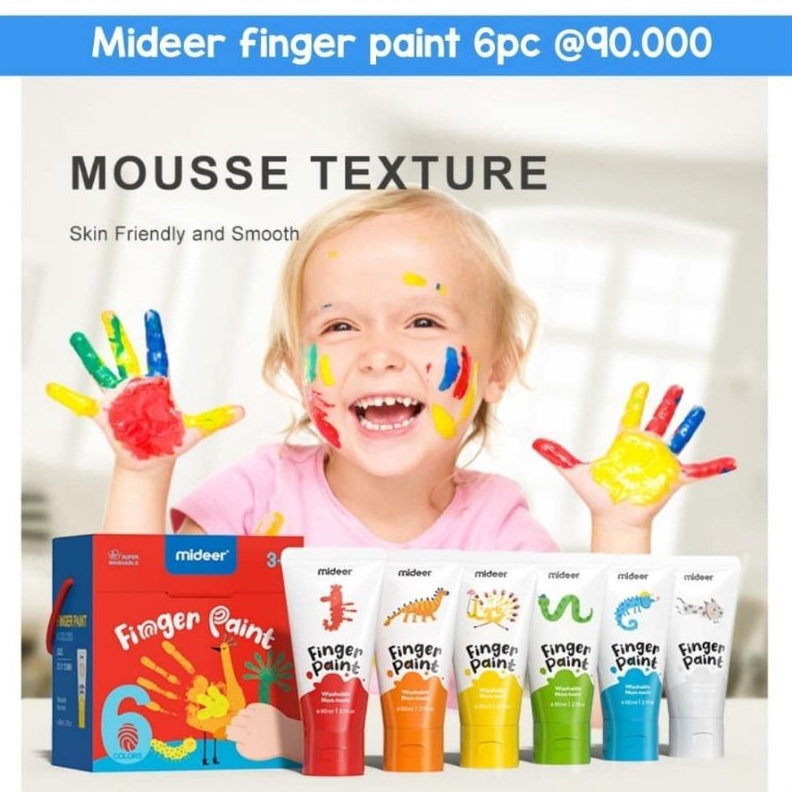 

KODE N69C mideer finger paint washable non toxic