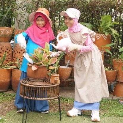 KOREAN APRON RUFFLE LINEN APRON/ APRON MASAK LINEN MODEL RUFFLE/ LINEN PINAFORE APRON/ APRON MASAK S