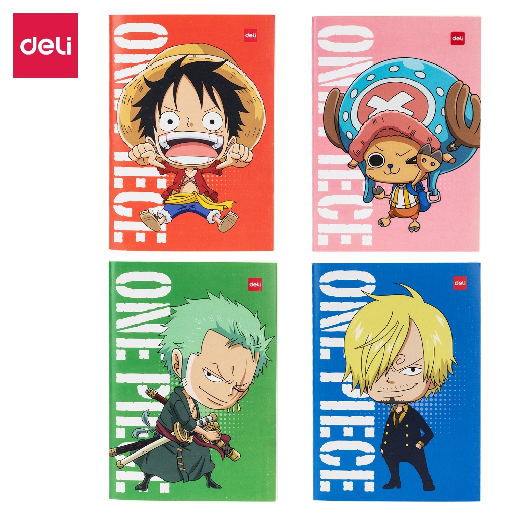 

Deli One Piece Spiral Notebook / Buku Tulis Buku Catatan Spiral A5 B5 60 Lembar 70 GSM One Piece Kertas Halus EN003