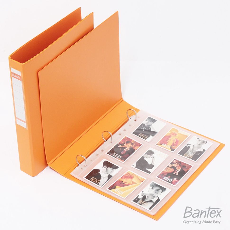 

KODE B18U Bantex Photocard Album A4 3 Ring Binder Fruit Color Series Mango 8322 64