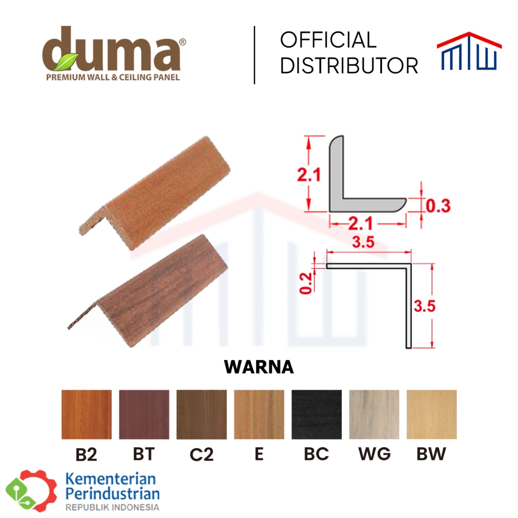 Lis Siku Dekorasi Dinding Wallpanel WPC DUMA Motif Kayu Anti rayap,air