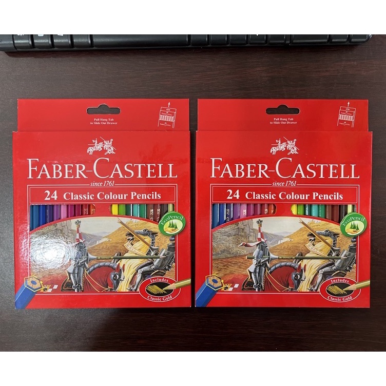 

KODE X77A Pensil Warna Faber Castell Kelir Kayu 24 Warna Classic