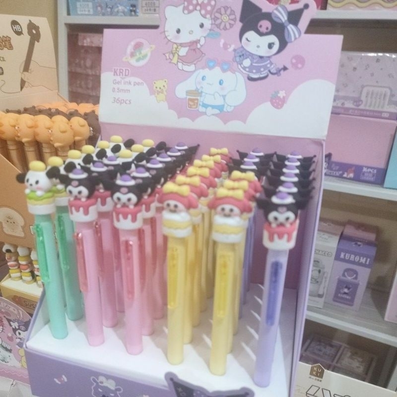 

1 box pen sanrio rubber isi 36