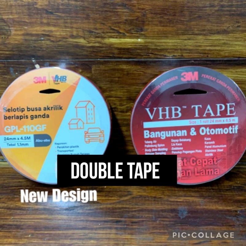 

double tape 3M ukuran 2.4 mm x 4.5 m