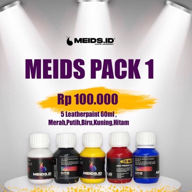 

KODE O42A Cat lukis cat midsole Leatherpaint MEIDS PACK 1