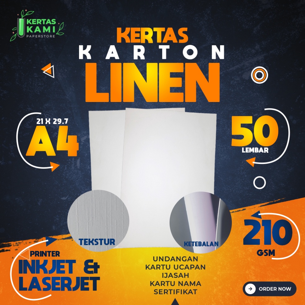 

KODE U6I Kertas Linen 21 gsm A4 isi 5 lembar Kertas Tebal Tekstur Kotak Putih A4 21 gram Kertas Undangan Karton Ijasah Sertifikat Kartu Ucapan ukuran A4