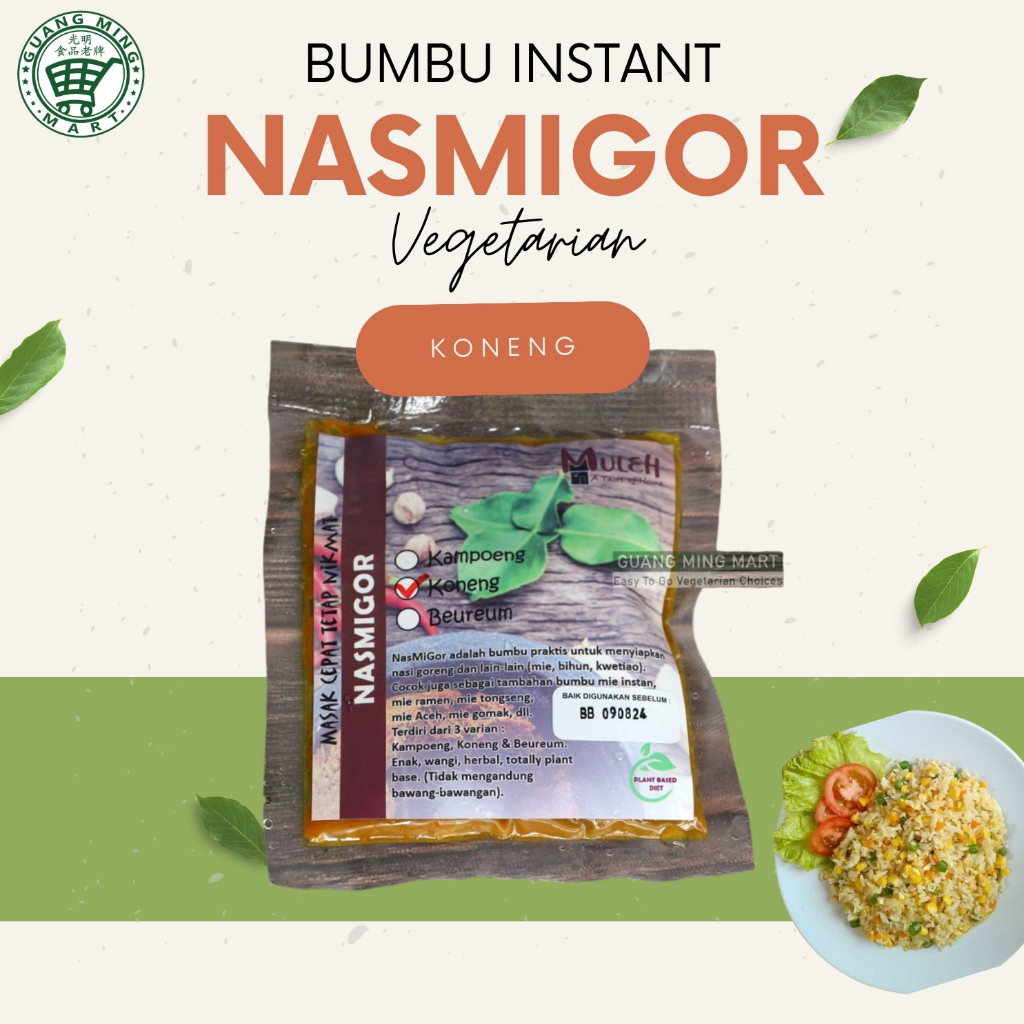 

Muleh Nasmigor Koneng | Bumbu Instan Vegetarian