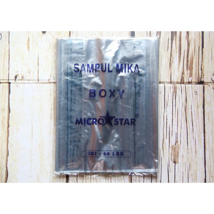 

KODE C14N Sampul Buku Mika Plastik Boxy 1pak6lbr