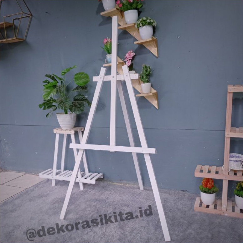 

KODE U87K Stand fotoStand AkrilikStanding FrameStand weddingStand Bingkai Kayueasel