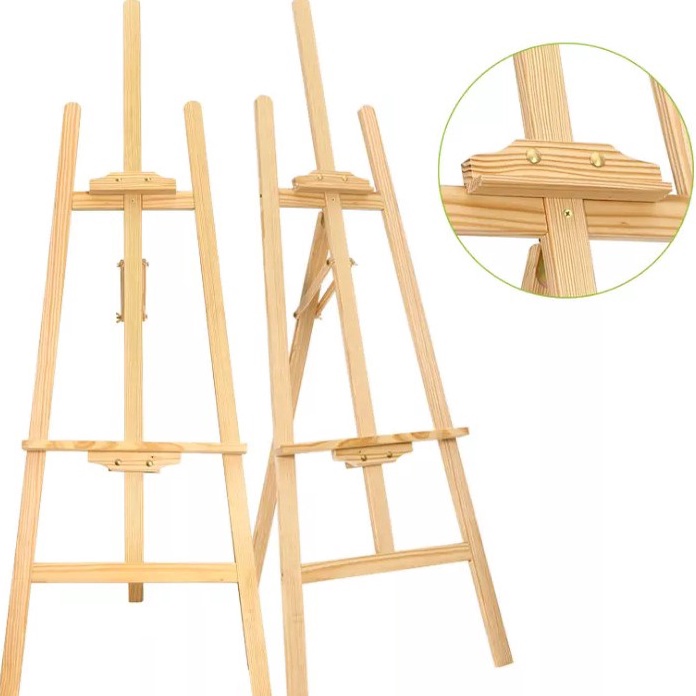 

KODE P22E Standing Easel Wooden Easel Stand Kanvas Sandaran Kanvas