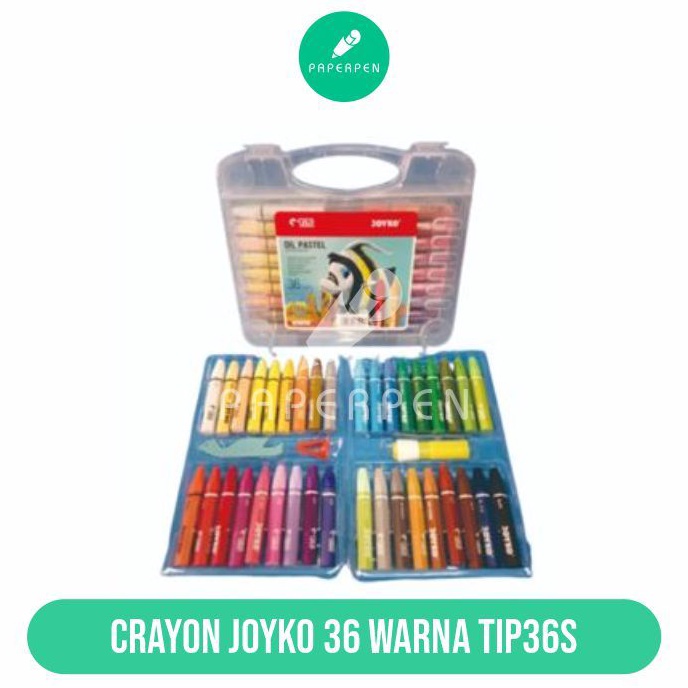 

KODE F36B Crayon Joyko 36 Warna Tip36S
