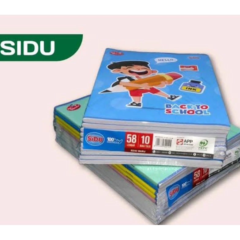 

KODE X63Z Sidu Buku Tulis 58 Lembar 1 pack 1 pcs