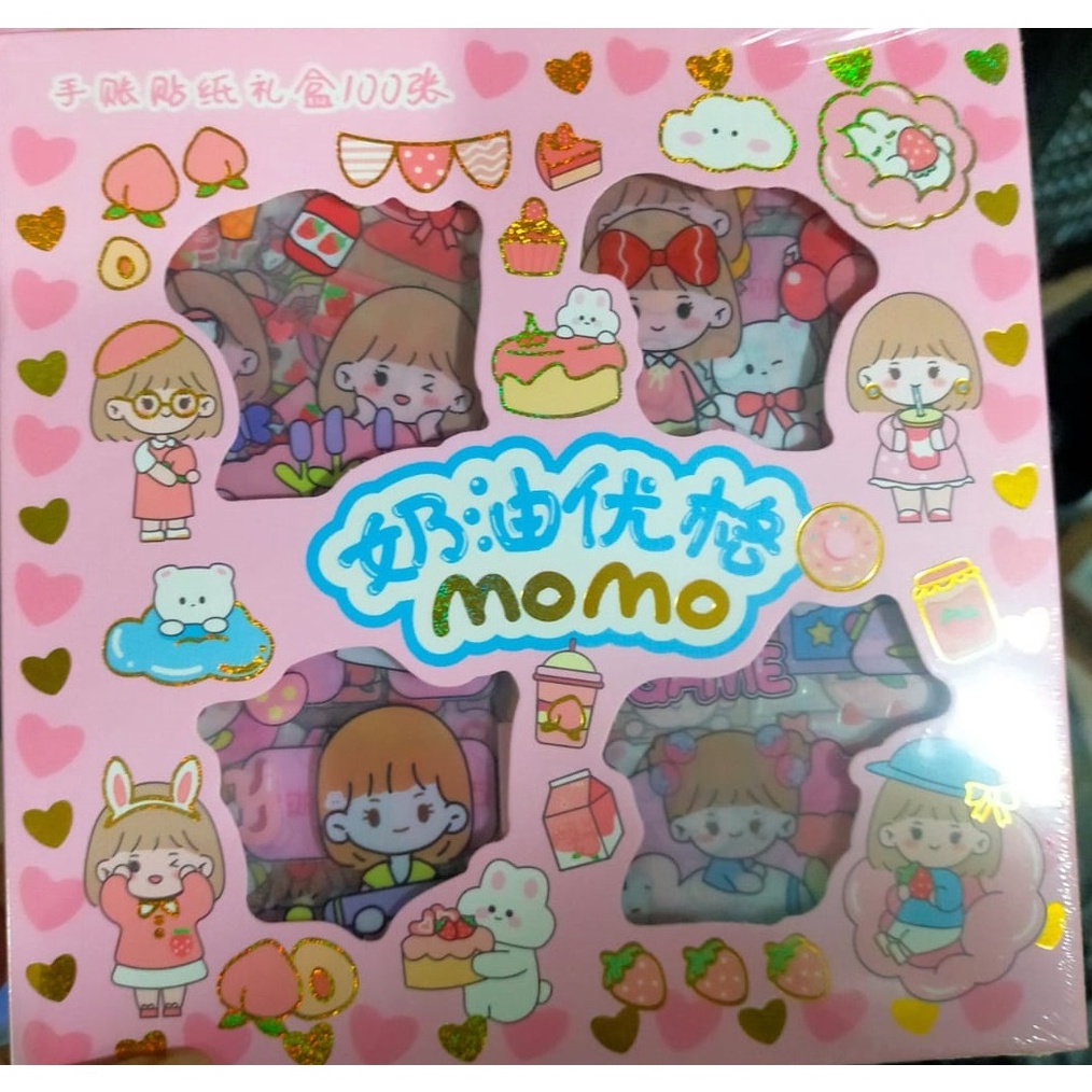 

MURAH Sticker PVC Waterproof Sticker Dapat 1 Box Isi 1 Lembar