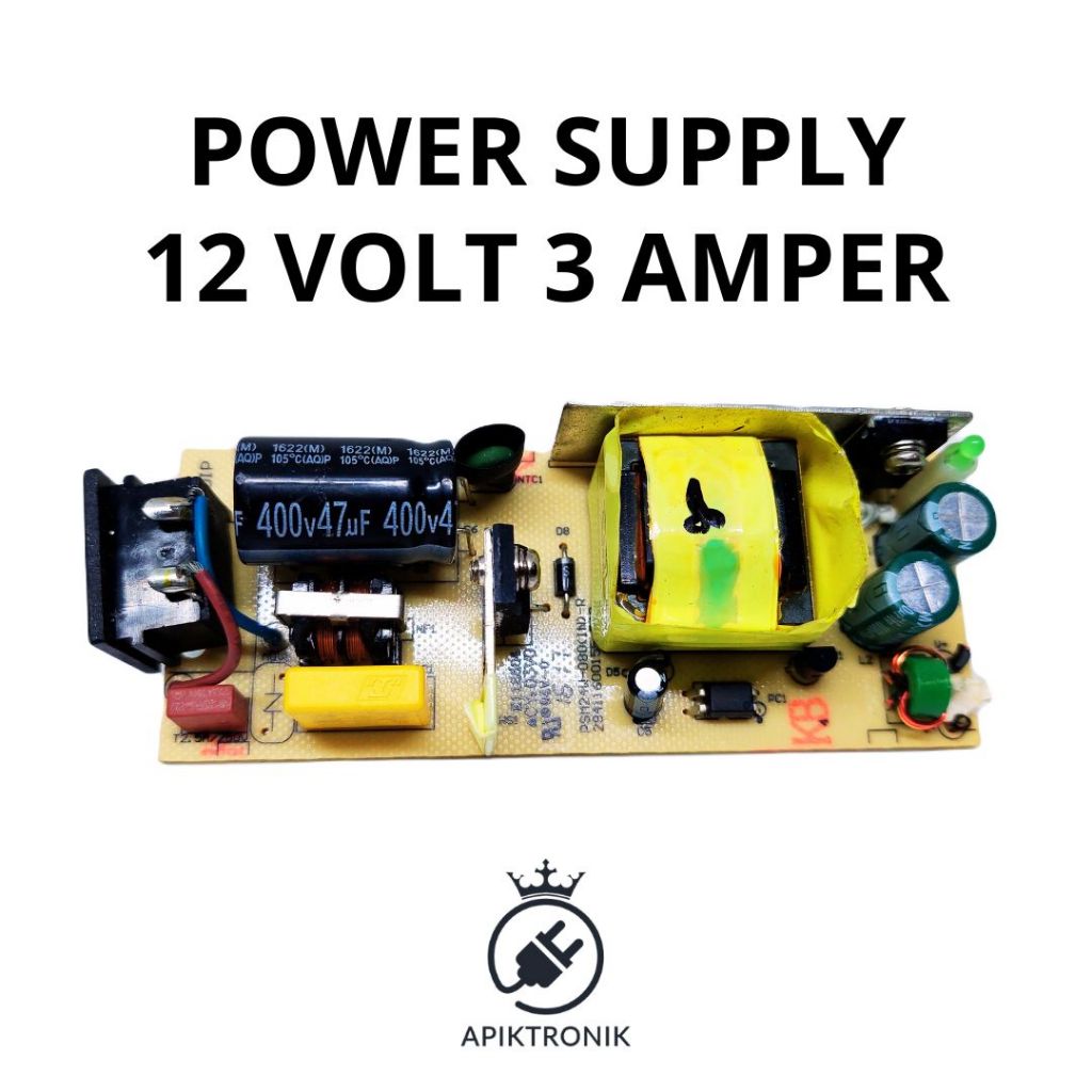 SMPS 12 VOLT 3 AMPER POWER SUPPLY 12V 3A Psu 3 Amper