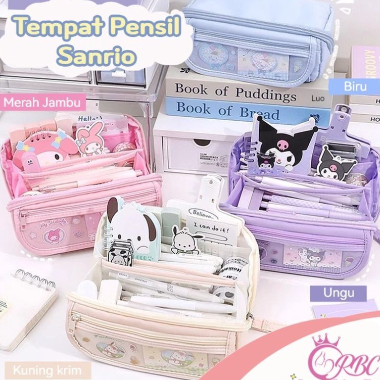 

KODE B35S Penjual Lokal9 Lapis Tempat Pensil Cinnamoroll Tempat Pensil Berkapasitas Besar Sanrio Anime Melody Kuromi Penyimpanan Alat Tulis Siswa Perlengkapan Sekolah