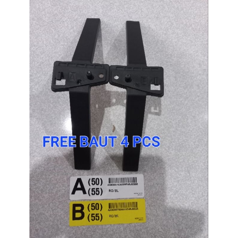 stand kaki / kaki tv / dudukan tv / stand tv led Lg / 55NANO75TPA /  55NANO80 / 50UQ80 / 50UR80 / 50