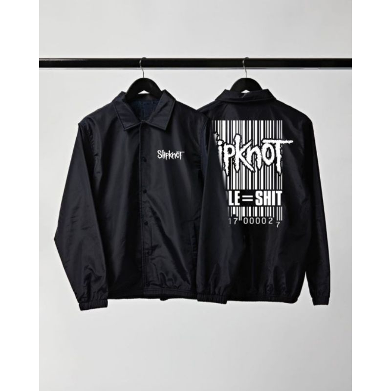 Jaket Parasut Coach Slipknot Limited Edition Premium / Jaket Windbreaker Coach Slipknot Pria Wanita