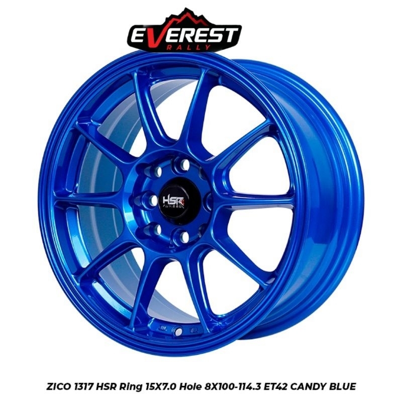 Velg Mobil Brio.Agya.jazz.yaris dll.hsr Zico r15 candy Blue