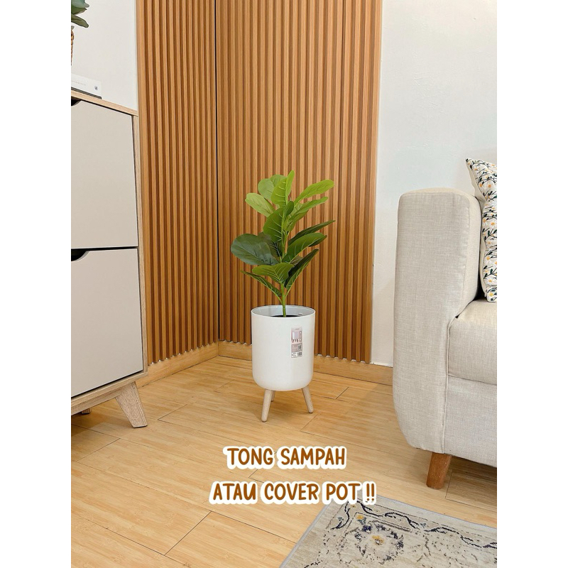 INFORMA TRASH BIN WOODEN / Tong Sampah informa