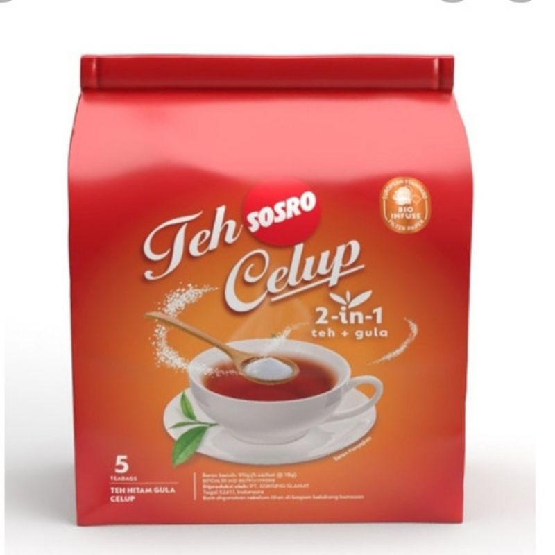 

SOSRO TEH CELUP 2IN1-5's