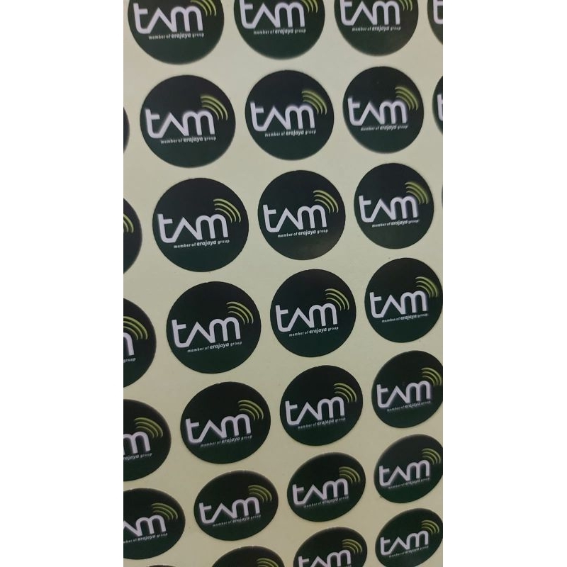 

STICKER CROMO TAM/STICKER TAM SEGEL DUS HP 2X2CM