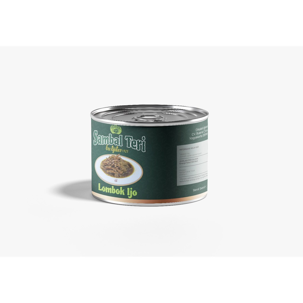 

Gudeg kaleng Bu Tjitro 1925 Sambal Teri Lombok Ijo