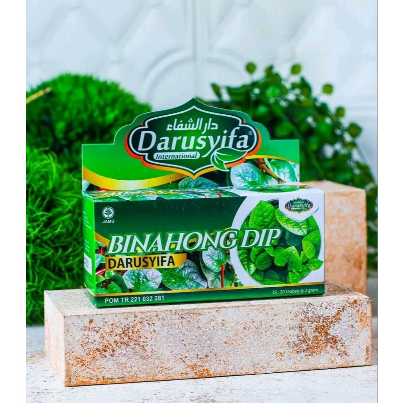 

Teh Celup Daun Binahong Darusyifa Isi 20 Kantong