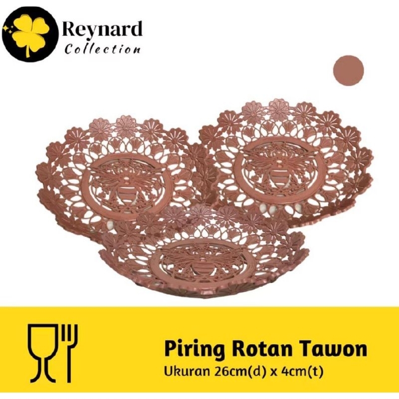 Piring rotan tawon Plastik tebal yaa Promo 1 lusin RR BAGUS MURAH CANTIK NEW VIRAL TERLARIS TOP TERL