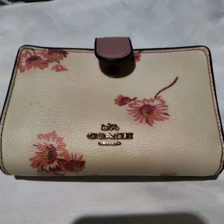 Coach Floral Mini Wallet Preloved