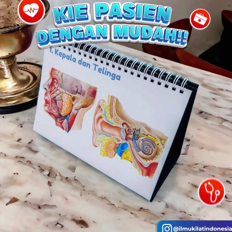 

KODE Q29F Flipbook Edukasi Kedokteran size A5 untuk Pasien edisi nonbedah Poster Anatomi