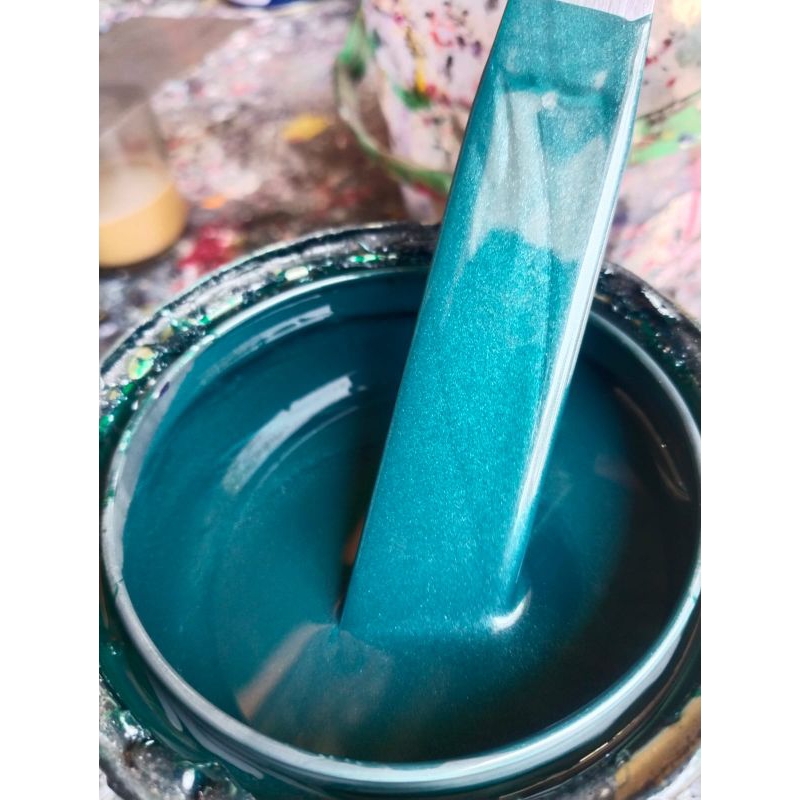 Cat mobil/motor hijau Caltex(Yamaha fiz r)